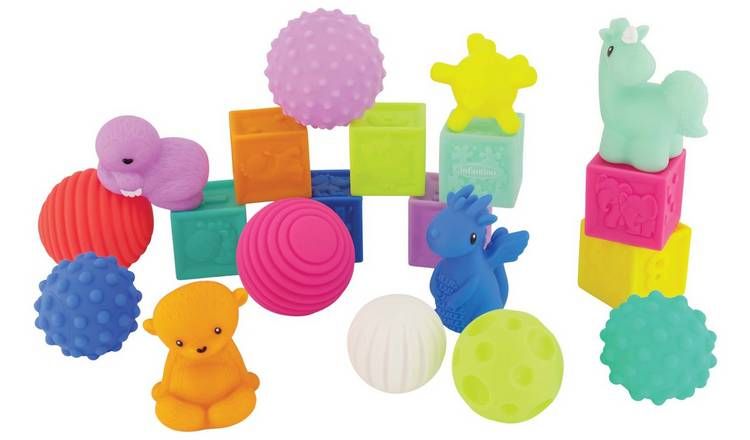 Infantino Playtime Pals & Sensory Shapes Activity Toy Set GOODS Argos