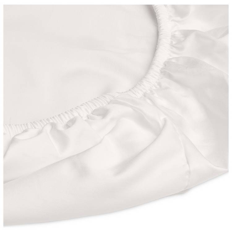 Habitat Egyptian cotton fitted sheet 400TC cream single, UK version