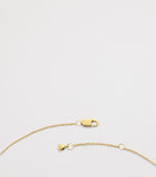 Monica Vinader gold vermeil Zodiac Libra necklace with adjustable chain (British brand)
