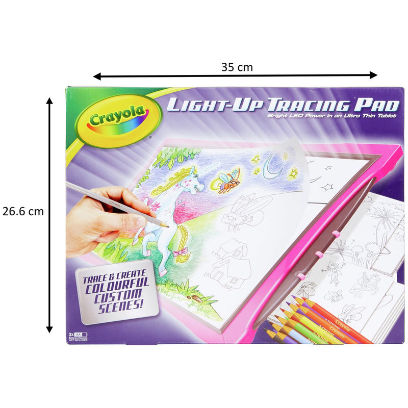 Crayola Light Up Tracing Pad with LED surface - British product