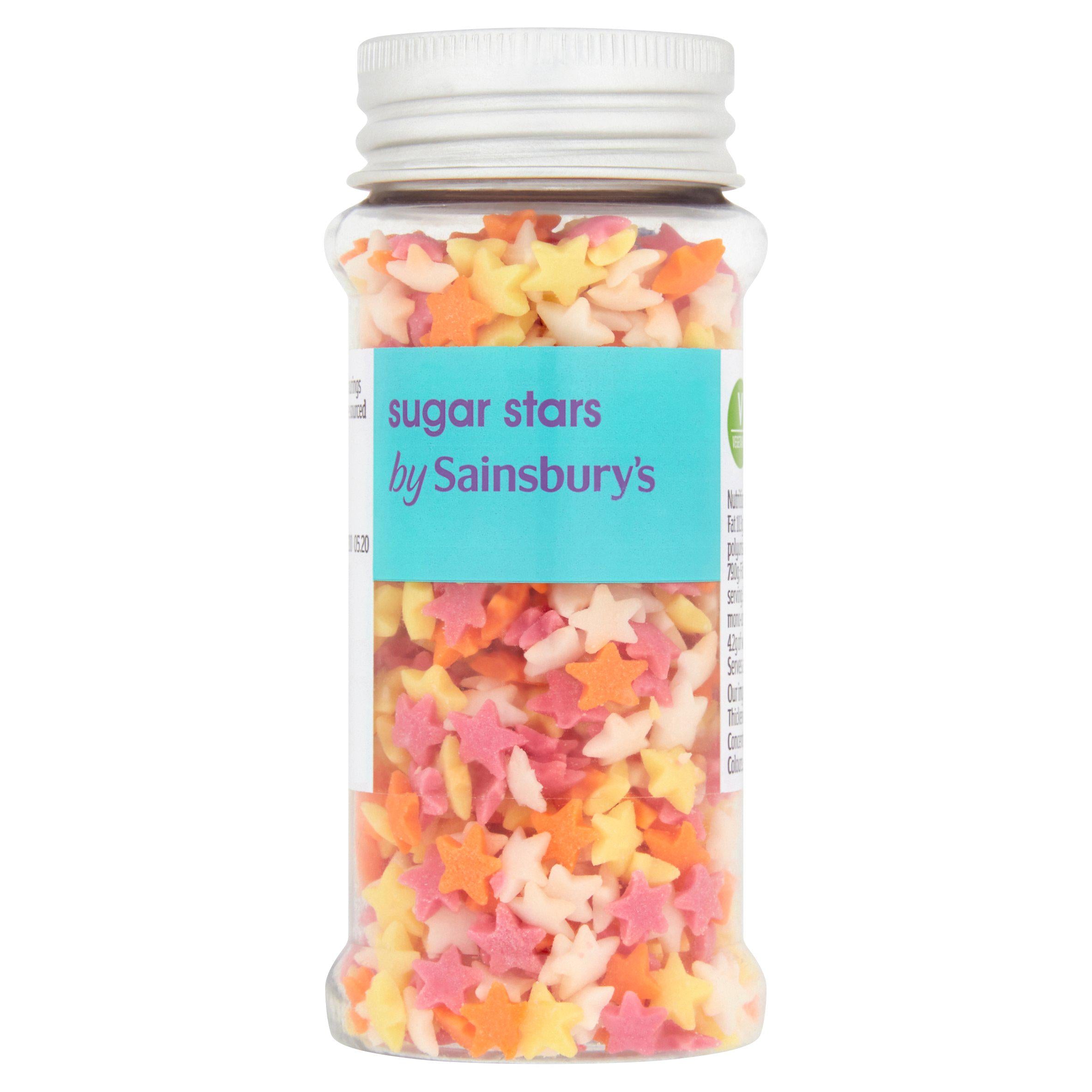 Sainsbury's Cake Decorations, Sugar Stars 43g GOODS Sainsburys   