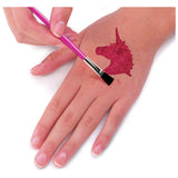 Fablab craft kit with glitter tattoos and nail polish, UK version