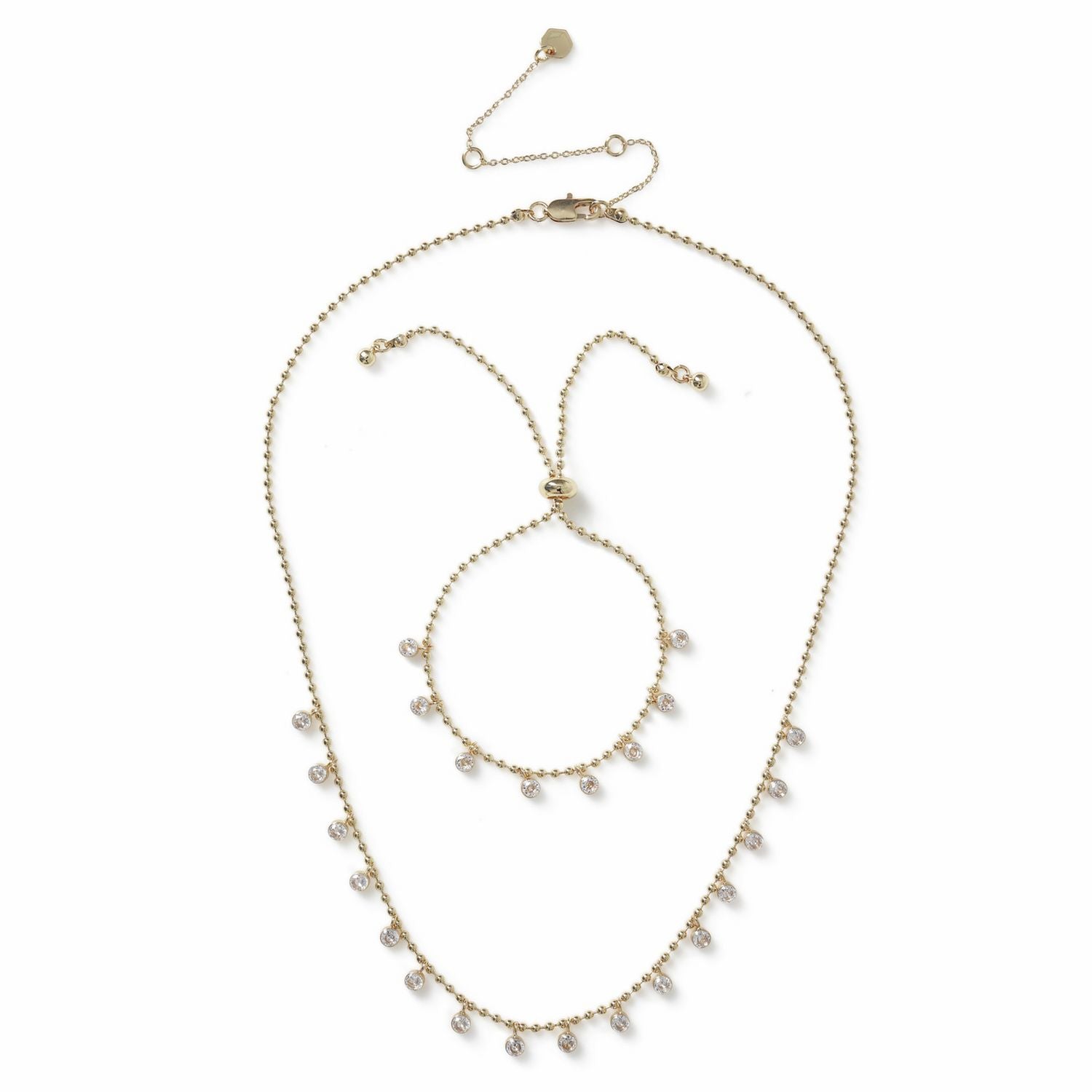 Liars & Lovers crystal necklace bracelet giftset, imported from the UK