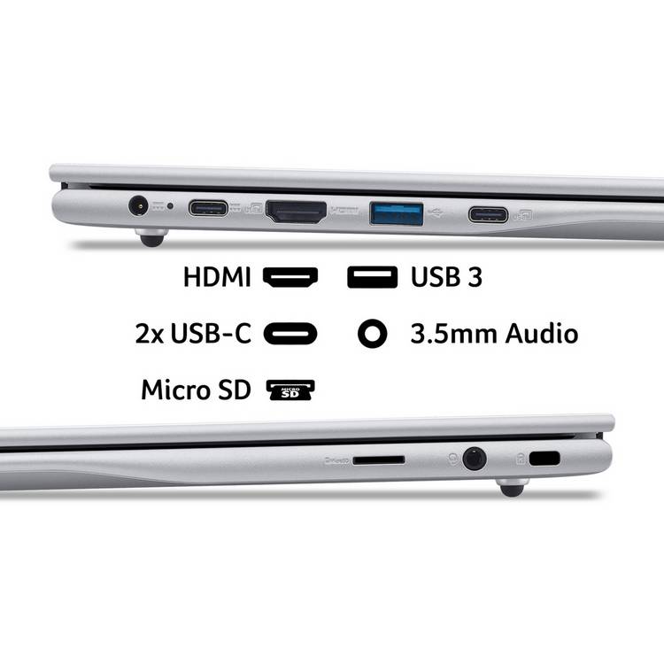 Acer Aspire Lite laptop silver 14 inch (British brand)