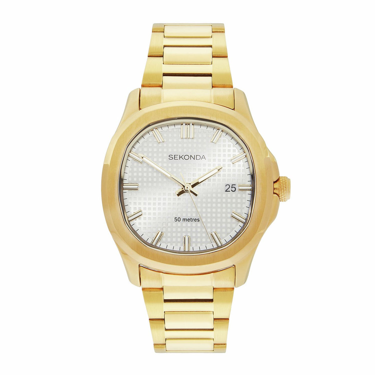 Sekonda Octaire gold plated watch 40mm, imported from the UK
