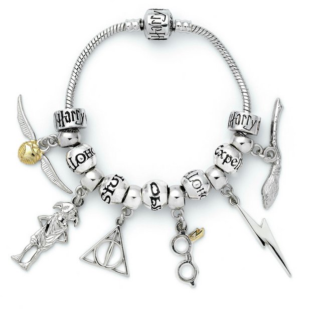 Harry Potter silver colour charm bracelet 19cm (British brand)