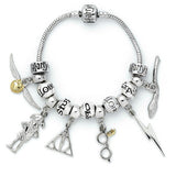 Harry Potter silver colour charm bracelet 19cm (British brand)