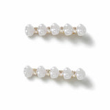 Freedom pearl and crystal hair slides pack of 2 - British product