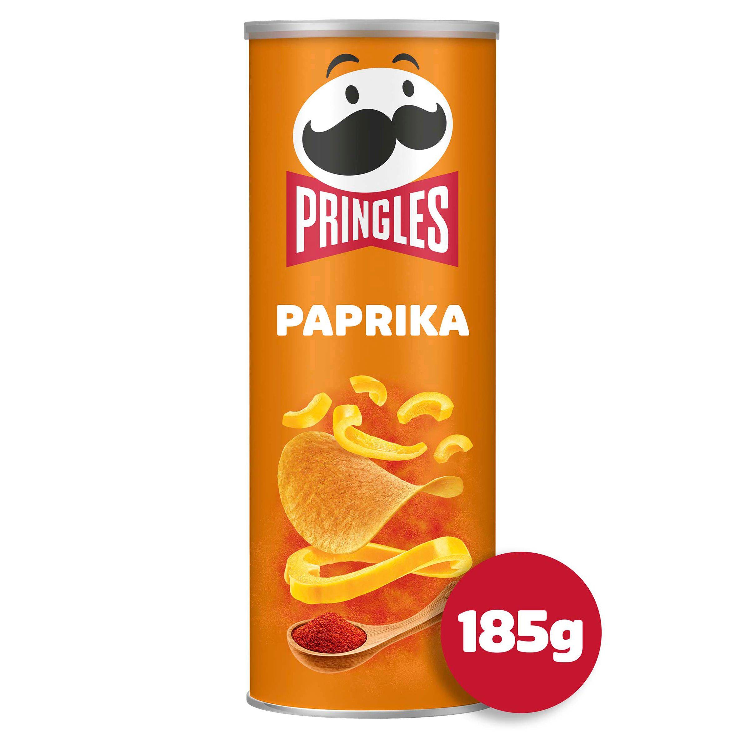 Pringles Paprika Sharing Crisps 185g GOODS Sainsburys   