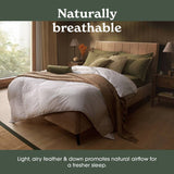 Sleepeezee feather and down double duvet 10.5 tog - British product