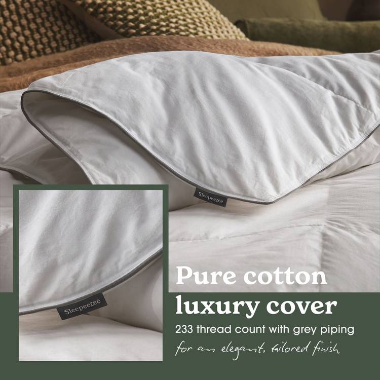 Sleepeezee feather and down double duvet 10.5 tog - British product