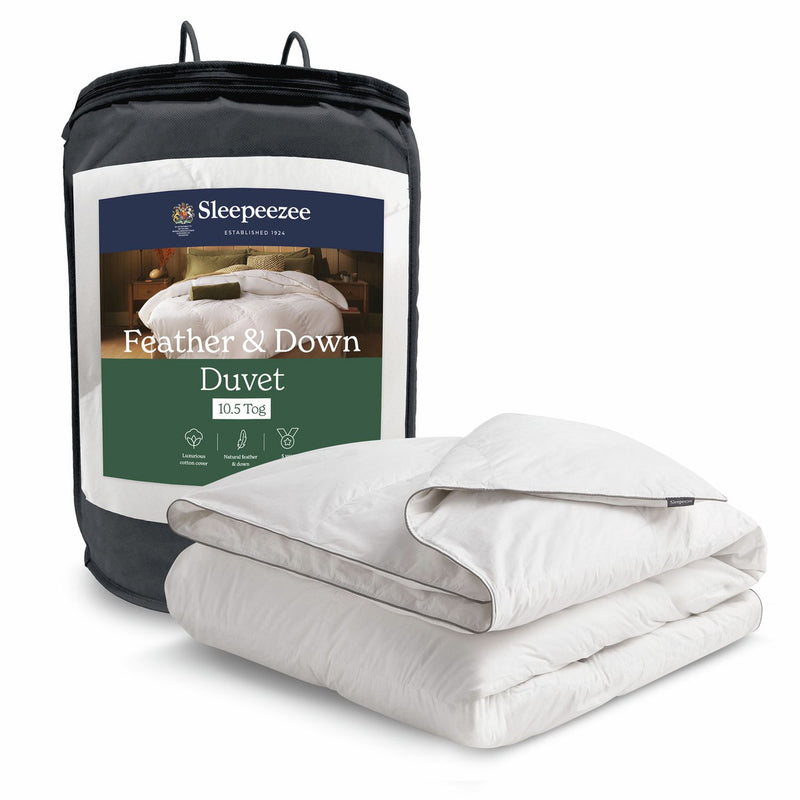 Sleepeezee Feather and Down 10.5 Tog Duvet - Super King