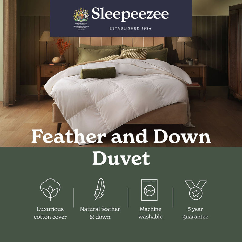 Sleepeezee Feather and Down 10.5 Tog Duvet - Super King