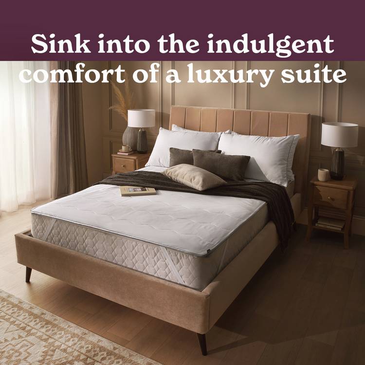 Sleepeezee Hotel Luxe Quilted Mattress Protector Single - British product