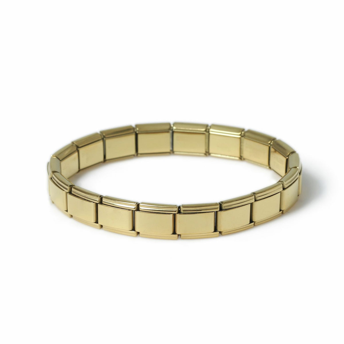 Freedom gold-tone square link bracelet, imported from the UK