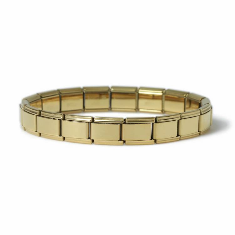 Freedom gold-tone square link bracelet, imported from the UK