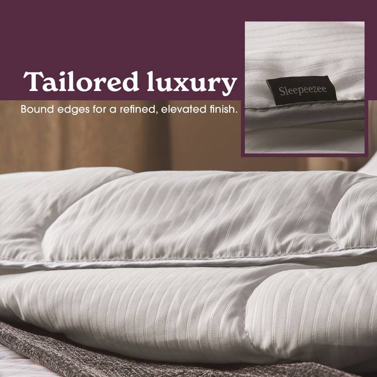 Sleepeezee Hotel Luxe 4.5 Tog duvet single, imported from the UK