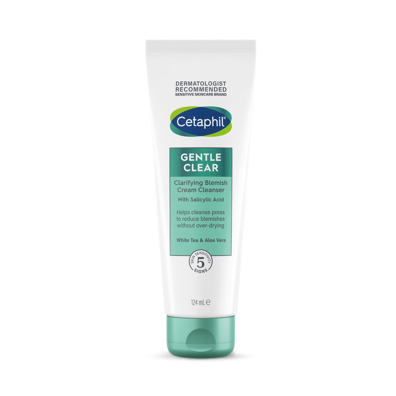 Cetaphil Gentle Clear blemish cream cleanser 124ml, UK version