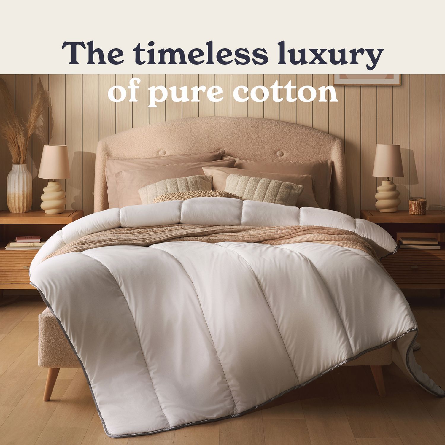 Sleepeezee cotton duvet 10.5 tog single, imported from the UK