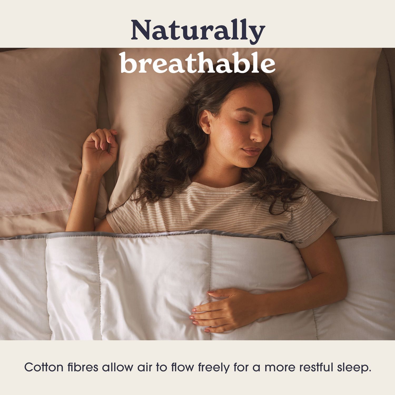 Sleepeezee cotton duvet 10.5 tog single, imported from the UK