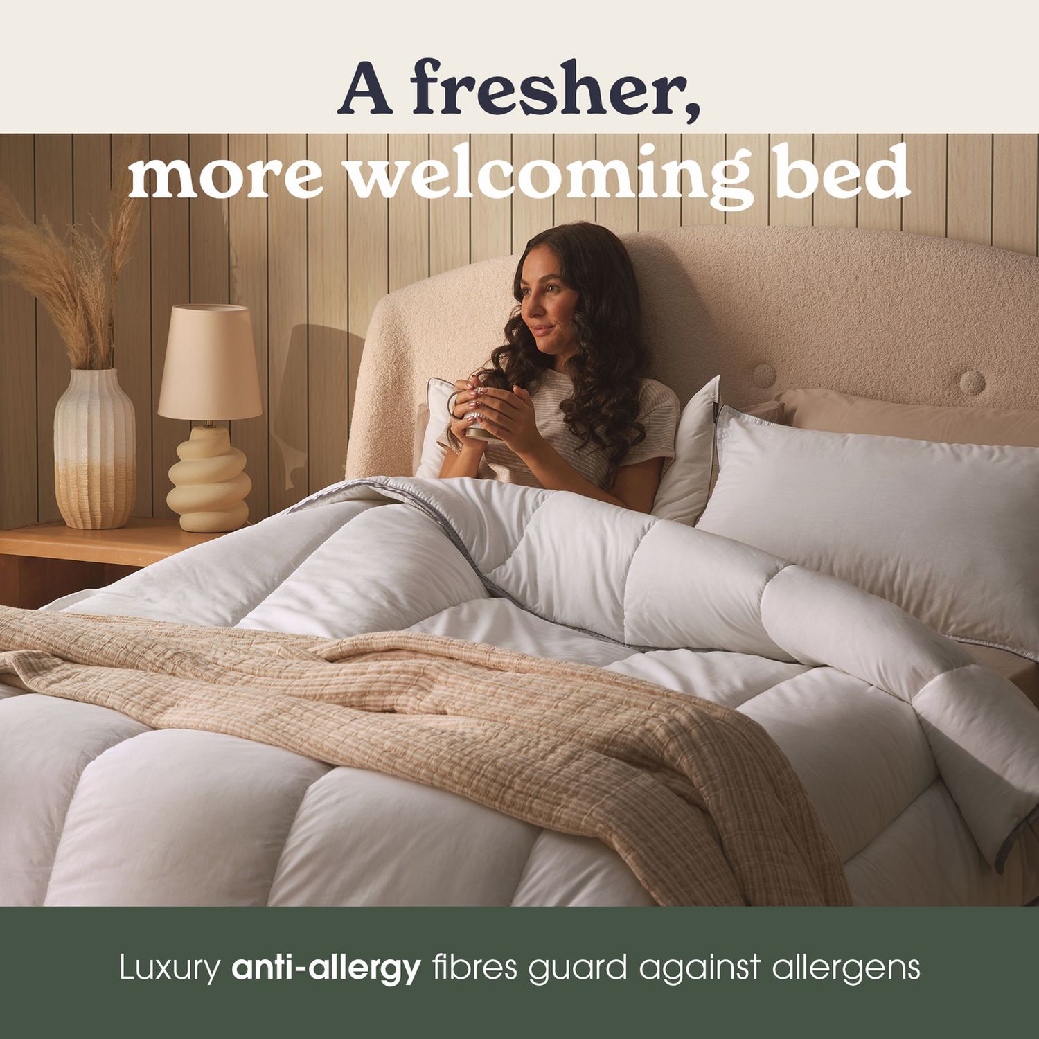Sleepeezee cotton duvet 10.5 tog single, imported from the UK