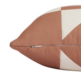 Habitat Quilted Motif Cushion Terracotta - 50x50cm