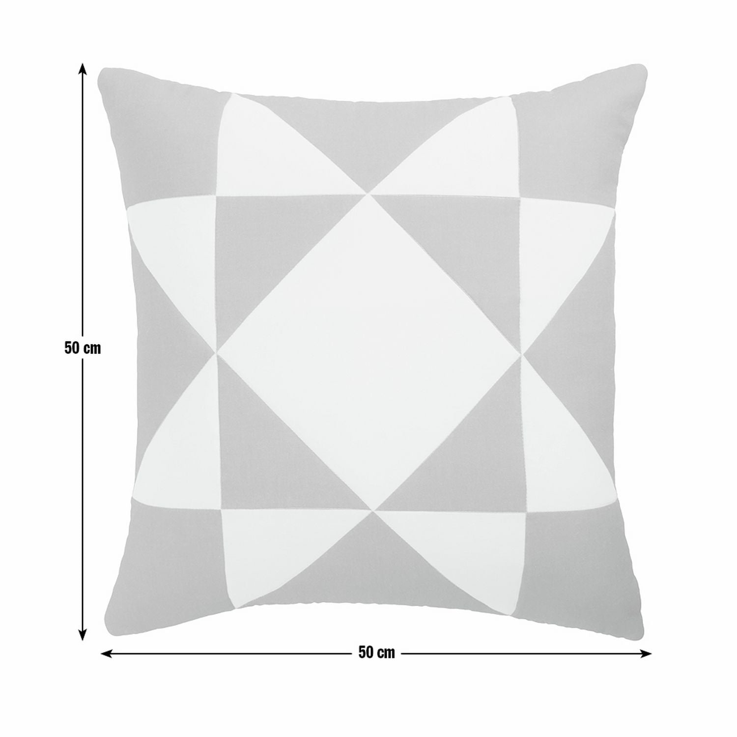 Habitat Quilted Motif Cushion Terracotta - 50x50cm