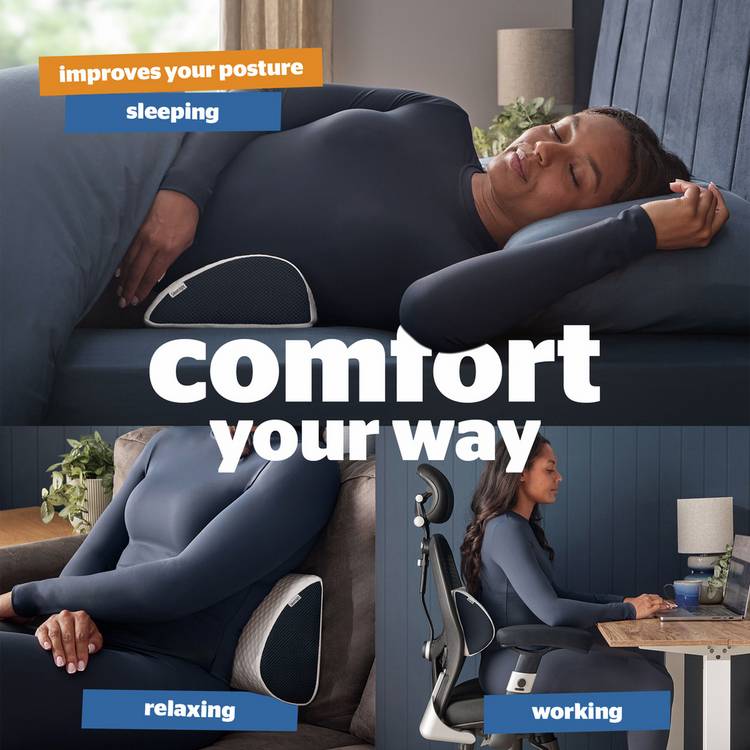 Silentnight firm lumbar pillow 40x20cm, UK version