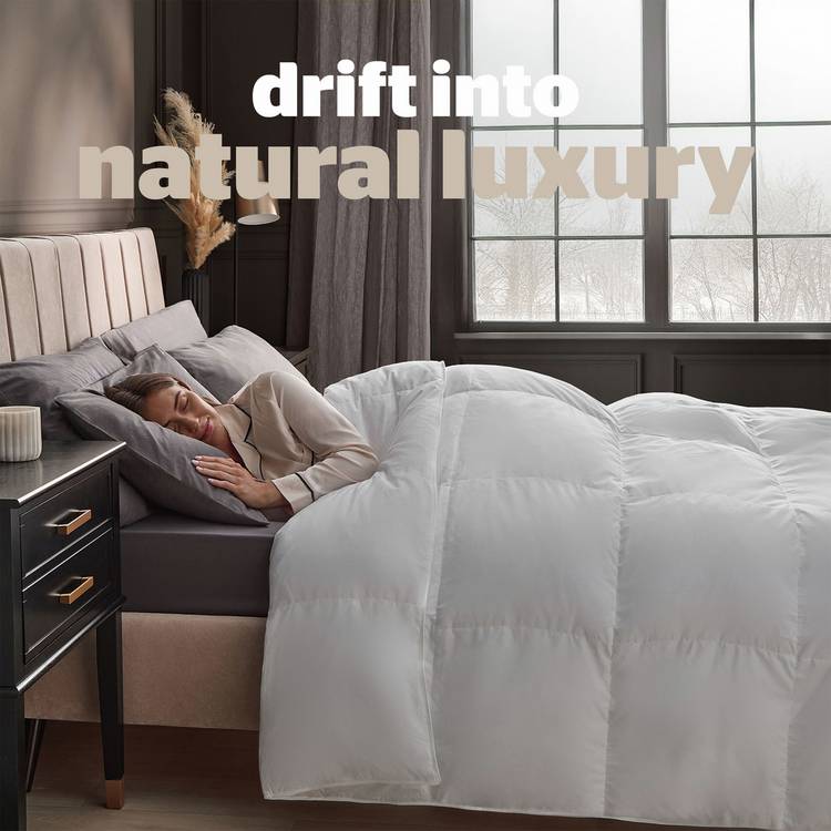 Silentnight Hungarian goose down duvet double, imported from the UK