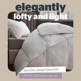 Silentnight Hungarian goose down duvet double, imported from the UK