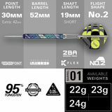 Target Luke Littler Edge darts 24g, imported from the UK