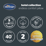 Silentnight medium pillow hotel collection, imported from the UK