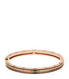 Bvlgari B.zero1 bangle rose gold ceramic, imported from the UK