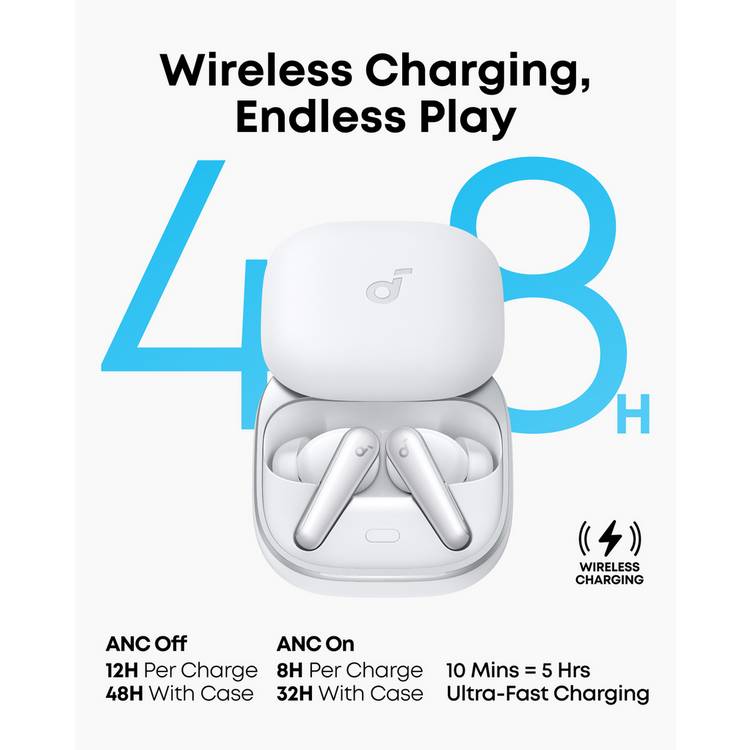 soundcore Liberty 5 wireless earbuds white, UK version