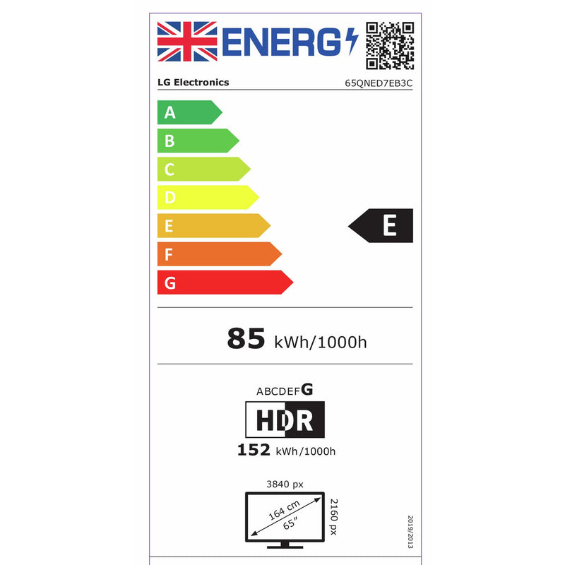 LG QNED 65 4K Mini LED Smart TV, UK version