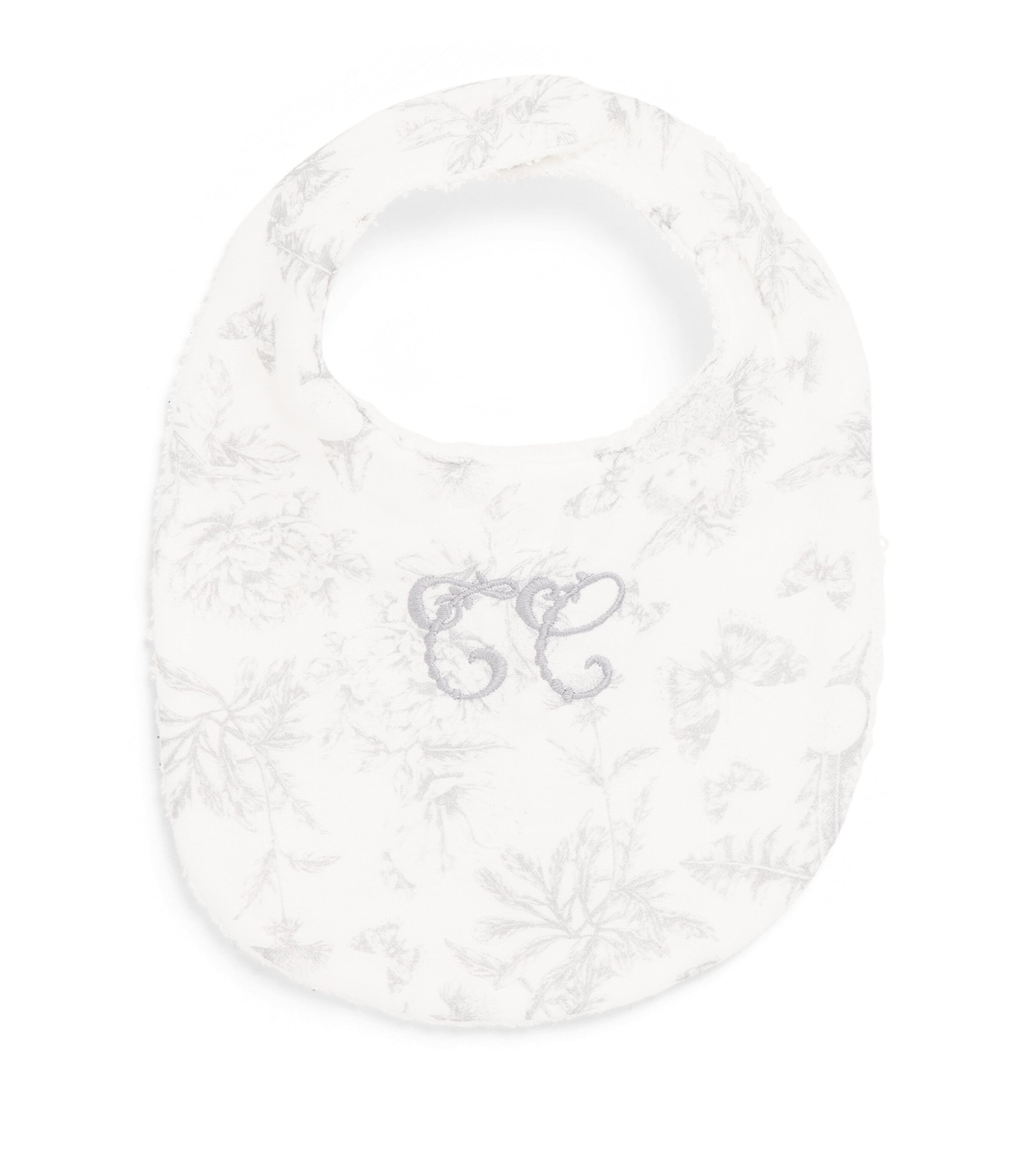 Tartine et Chocolat cotton Toile de Jouy bib, imported from the UK