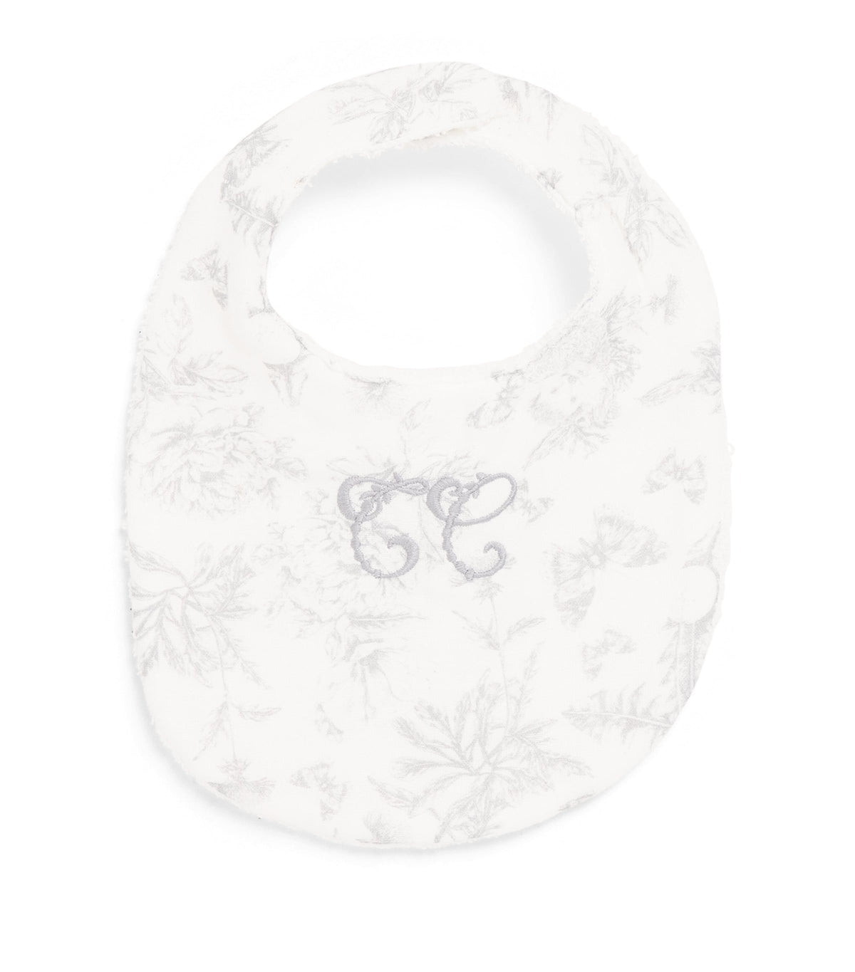 Tartine et Chocolat cotton Toile de Jouy bib, imported from the UK