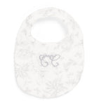 Tartine et Chocolat cotton Toile de Jouy bib, imported from the UK
