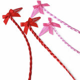 Flitzy bow with braid hair clips pack of 4, UK version