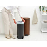 Brabantia New Icon 30L bronze pedal bin (British brand)