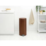 Brabantia New Icon 30L bronze pedal bin (British brand)