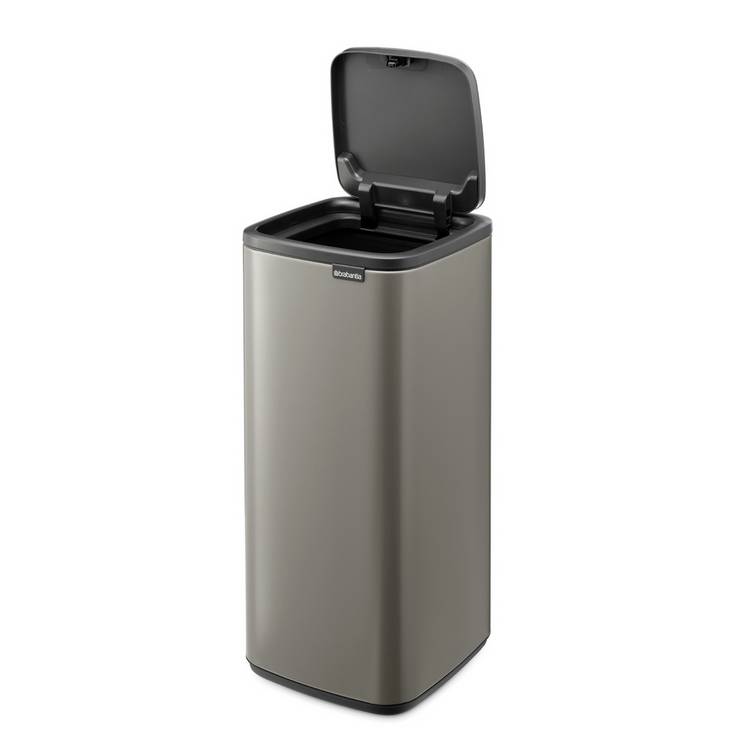 Brabantia Bo touch bin 30 litre Platinum (British brand)