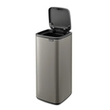Brabantia Bo touch bin 30 litre Platinum (British brand)