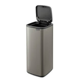 Brabantia Bo touch bin 30 litre Platinum (British brand)