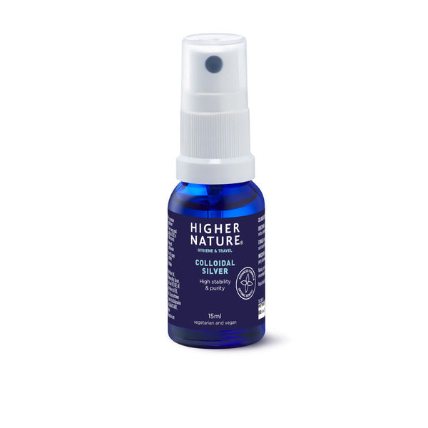 Higher Nature colloidal silver 15ml (British brand)