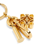 LOEWE Anagram keyring silver-tone steel 8cm x 4cm - British product