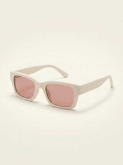 John Lewis Prada PR A01S Women's Rectangular Sunglasses, Black Multi/Pink- Buy online at McGrocer
