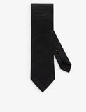 Eton textured woven silk tie 8.5cm (British brand)