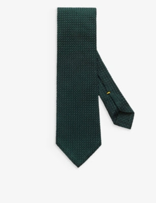 Eton Textured Woven Silk Tie 8.5cm Blade
