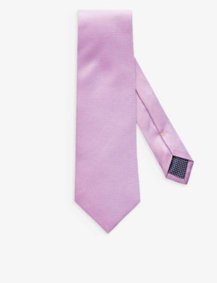 Eton Geometric-Weave Silk Tie